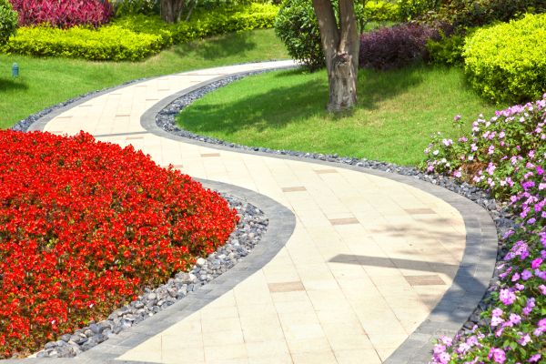 Garden Walkway Installation in Anacortes