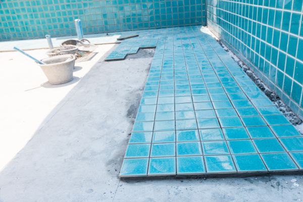 Pool Flooring Installation in Anacortes
